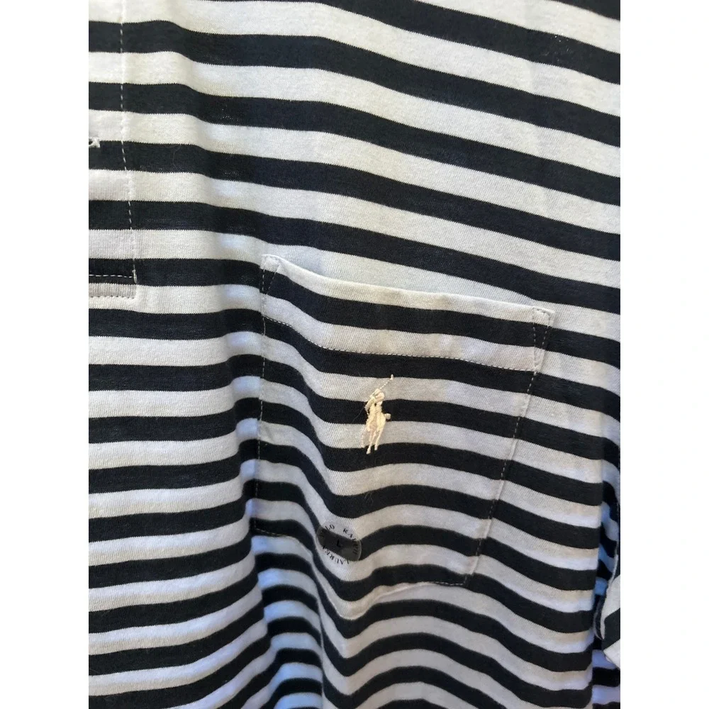 Polo Ralph Lauren Mens Striped‎ Golf Polo Shirt Classic Fit